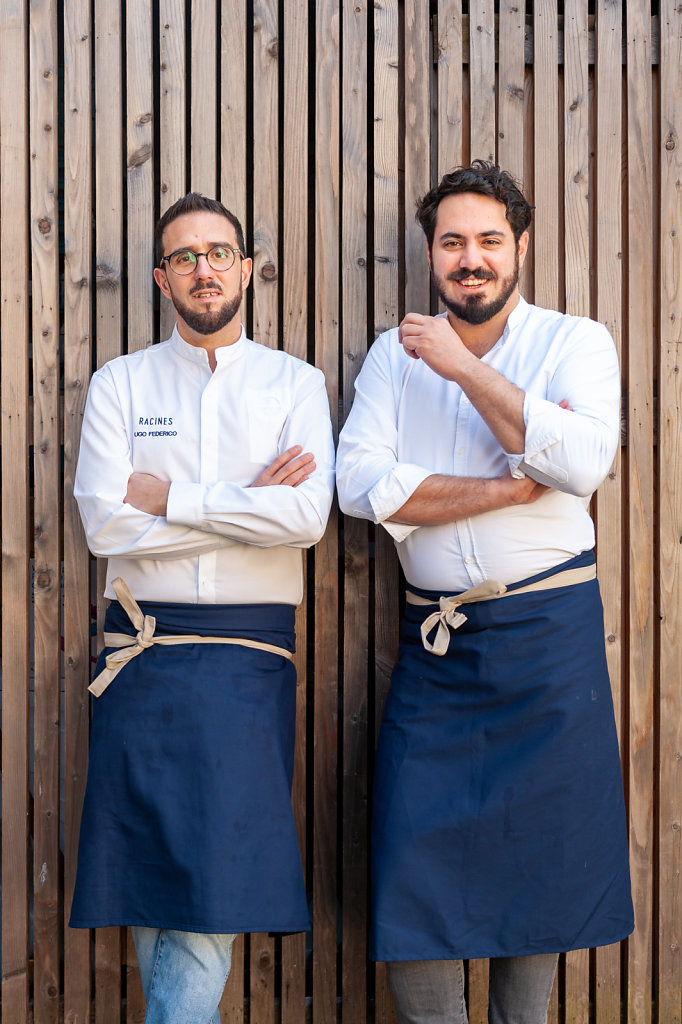 Chef and Somelier / Ugo Federico & Francesco Cury / Racines Restaurant / Belgium